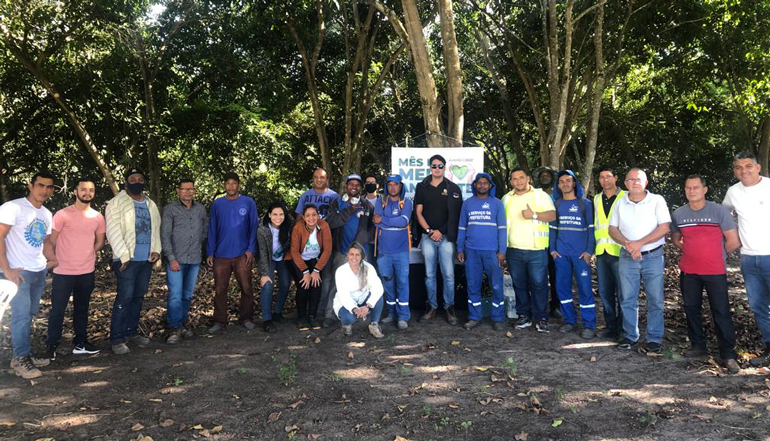 Mês do Meio Ambiente: Prefeitura realiza mutirão de limpeza das nascentes do Córrego Charqueada